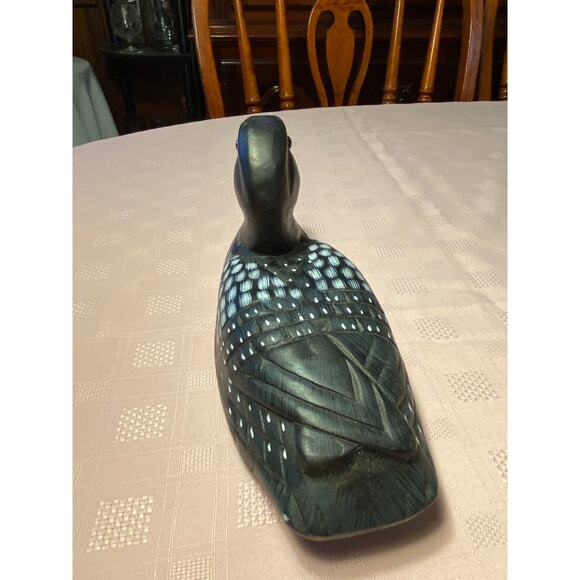 Price Products Brighton Woods Handcarved Forward Facing Duck Figurine NIB - Picture 7 of 16